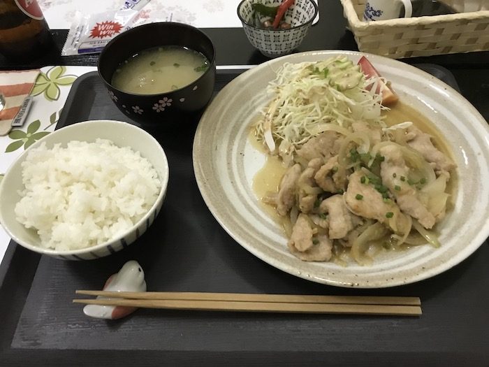 国境食堂haruの生姜焼き定食